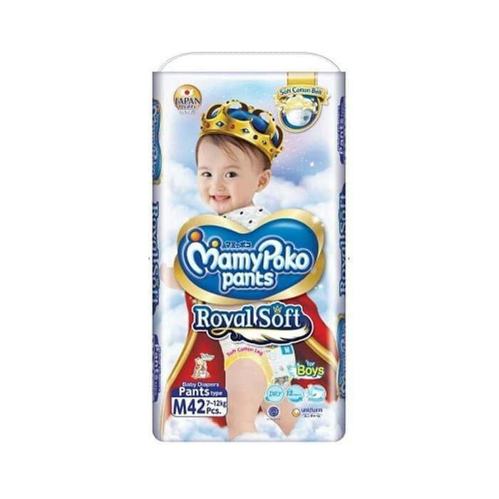 MamyPoko Pants Royal Soft Boy / Girl M42 L34 XL30 XXL24