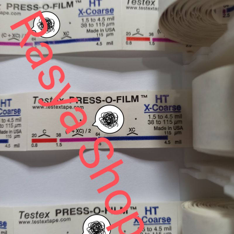 

TESTEX PRESS O FILM REPLICA TAPE COARSE with Profile