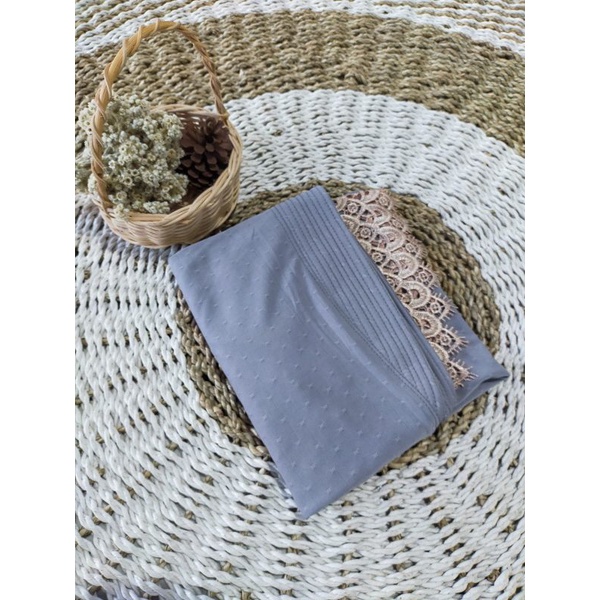 Jilbab Khimar Veera Strada Jersey By Albilal Collection-Silver