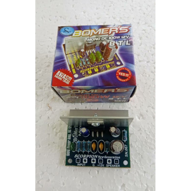 Jual Kit driver 100w mono 12v BOMBER BTL | Shopee Indonesia