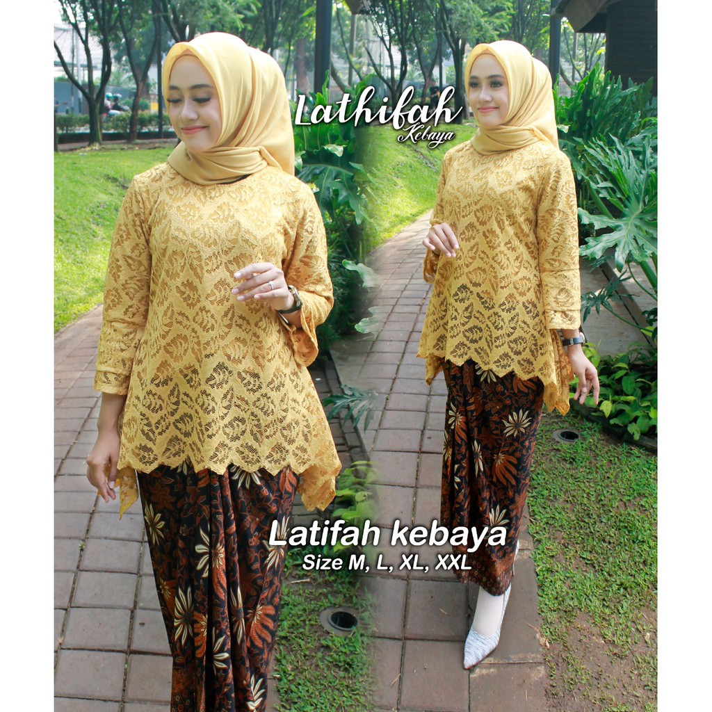 kebaya brokat rinjani leaf masakini
