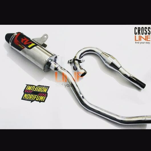 knalpot norifumi rv1 shorty dan evo buat klx dan dtracker