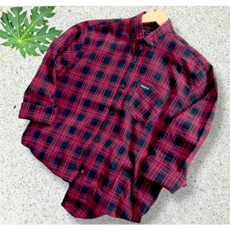 Kemeja Flanel Pria kualitas Premium Lengan Panjang Unisex Exklusif {murah} kemeja flanel wanita-5