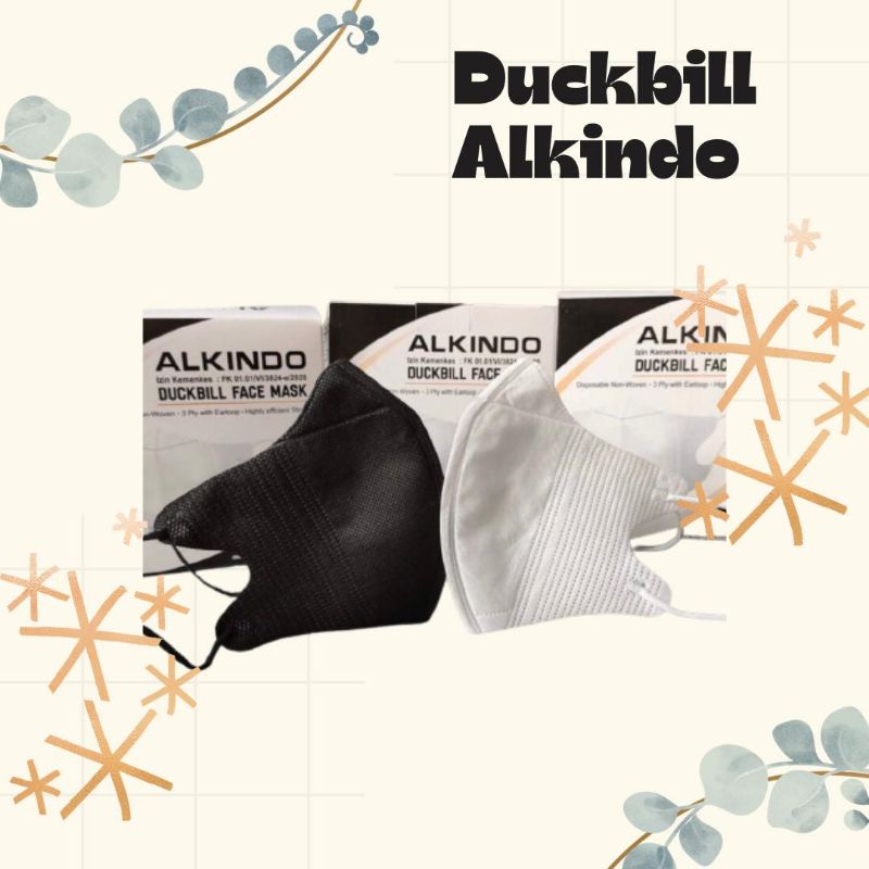 MASKER DUCKBILL ISI 50//MASKER DUCKBILL ALKINDO