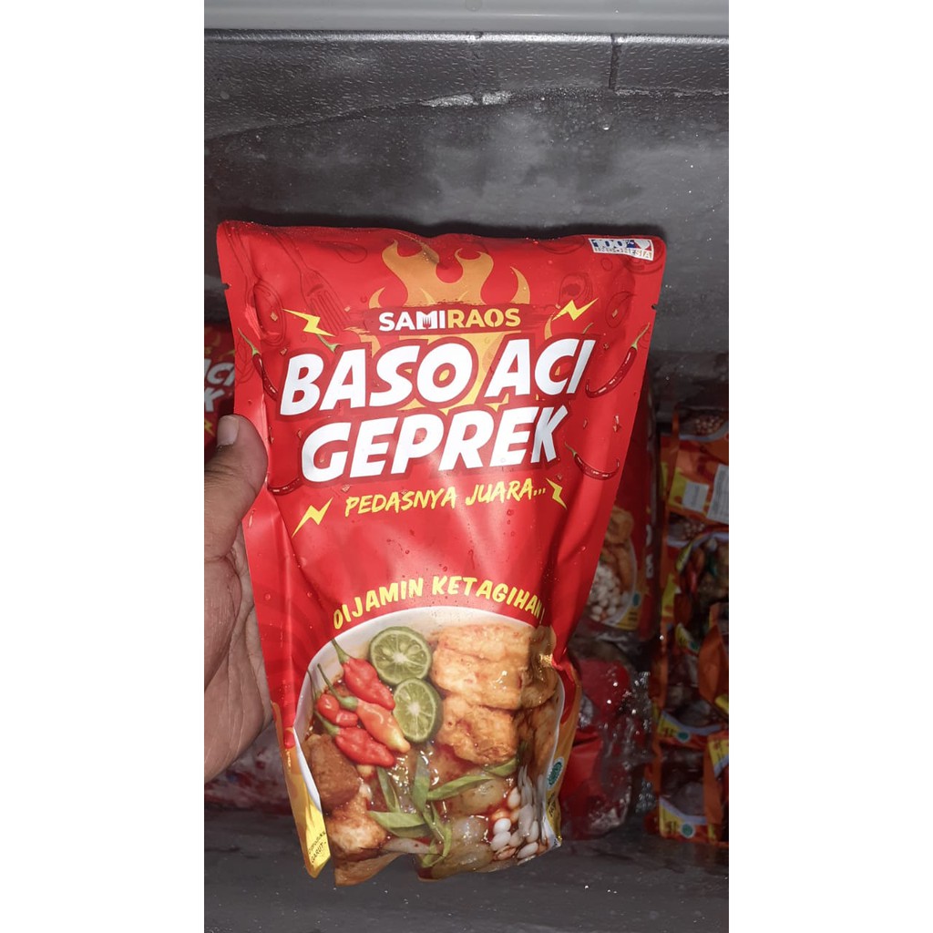 

Baso Aci Geprek Djuara Sami Raos (Bakso Aci)