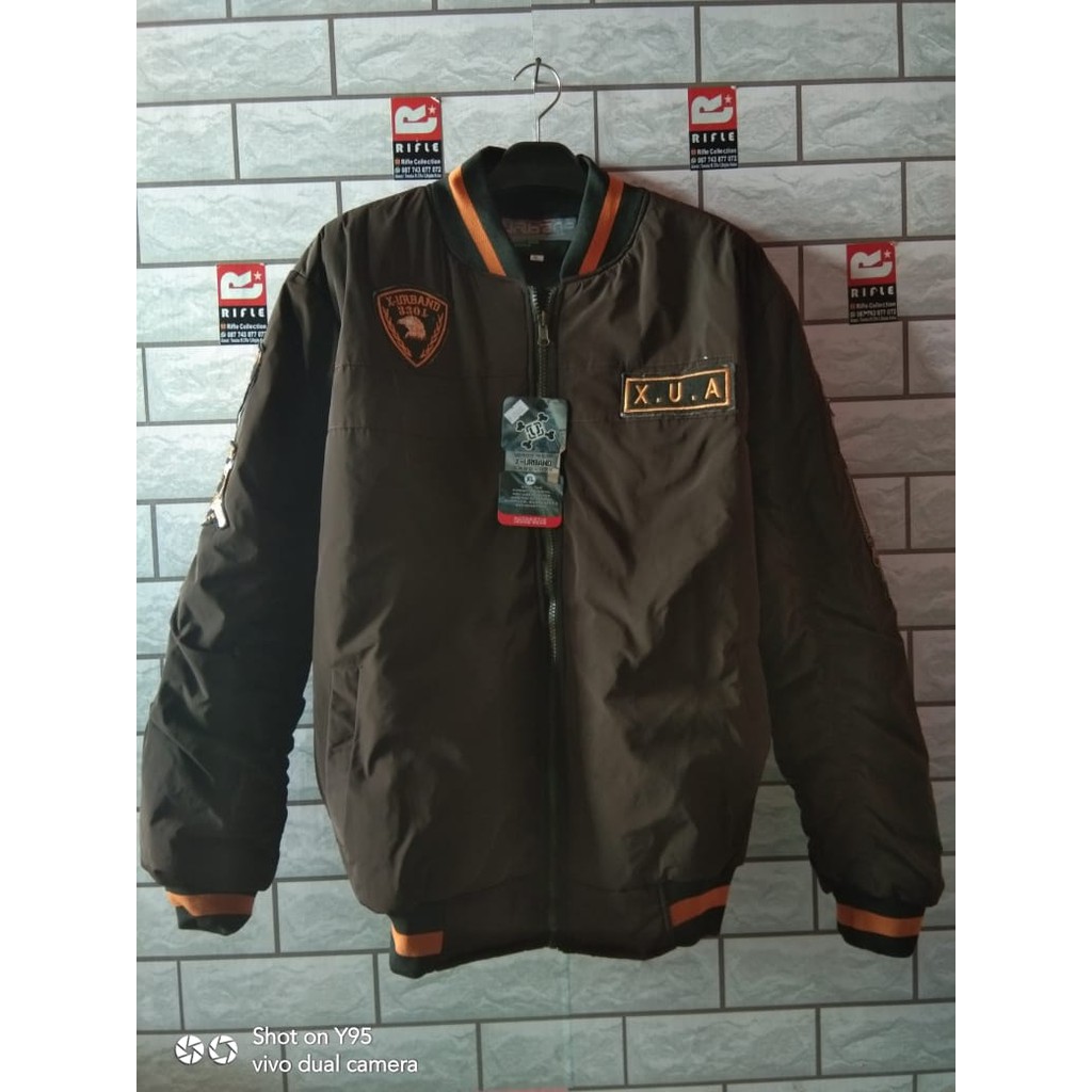 TERLARIS !! JAKET BOMBER PRIA ORIGINAL X.U.A