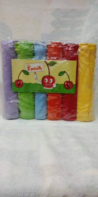 EUNIK Bedong bayi rainbow Bedong Bayi SNI BABY EUNIK PREMIUM JUMBO 100 cm x 90 cm ISI 6 Bedong Kain Warna Pastel Rainbow Murah