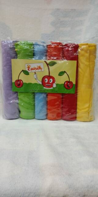 EUNIK Bedong bayi rainbow Bedong Bayi SNI BABY EUNIK PREMIUM JUMBO 100 cm x 90 cm ISI 6 Bedong Kain Warna Pastel Rainbow Murah