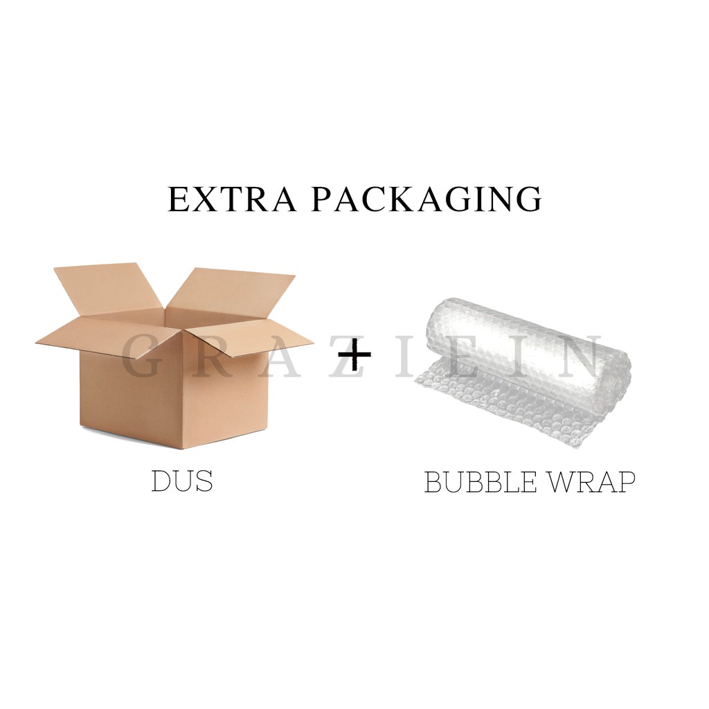 

EXTRA PACKAGING, DUS DAN BUBBLE WRAP