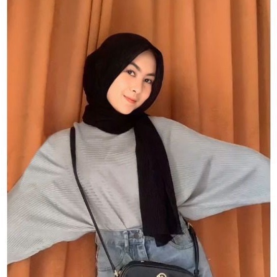 LASPERAL BETWING real pict/Baju rajut kalong jumbo virall/ Rajut berkualitas, Produk Original-Silver