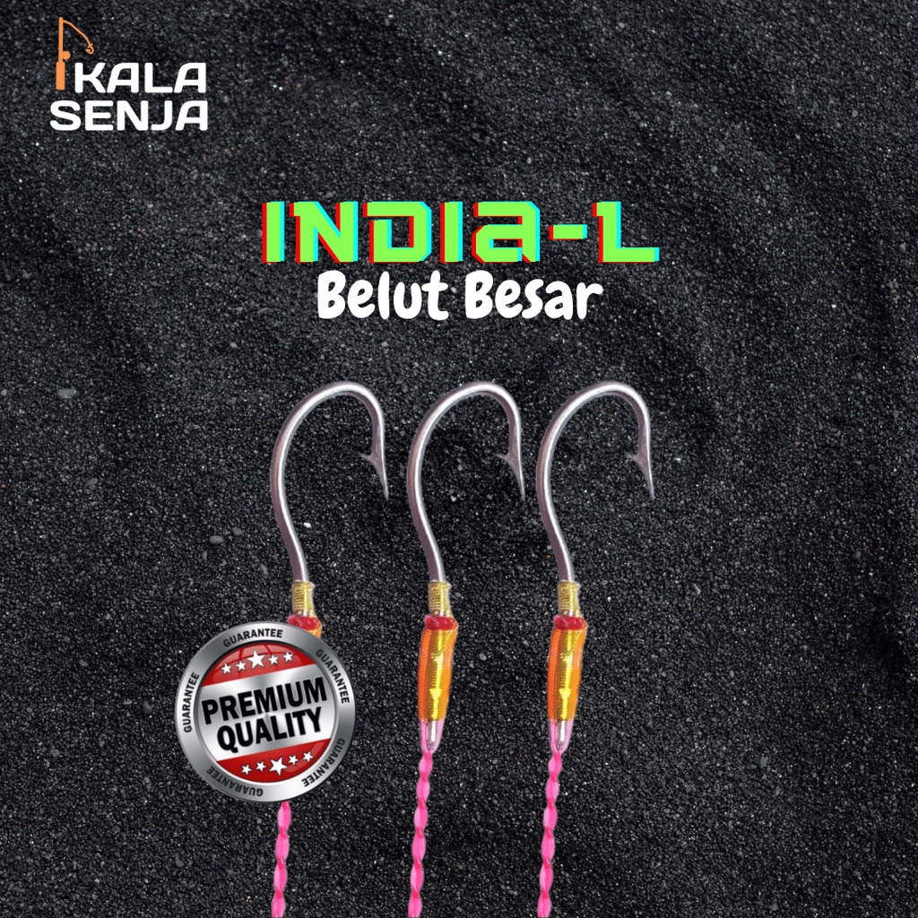 Mata Kail Pancing Urek Belut Pancing Belut Kail Belut India Bahan Baja - L