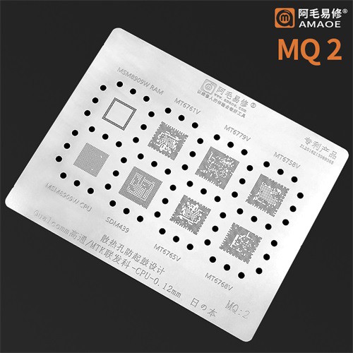 CETAKAN IC CPU QUALCOM/MTK MQ2 - CETAKAN IC CPU QUALCOM MQ-2 AMAOE