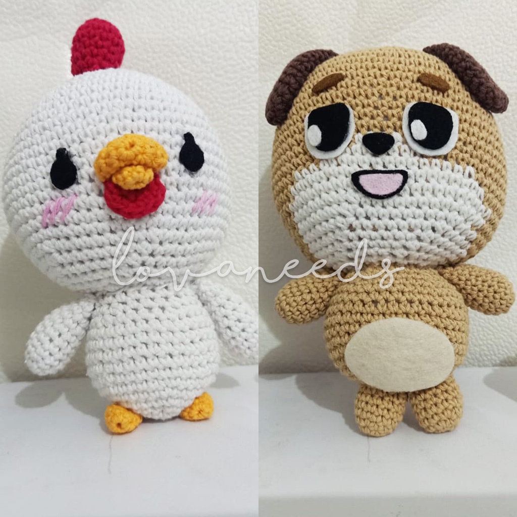 Amigurumi Boneka Rajut Denimalz Day6 (Jje & Don)