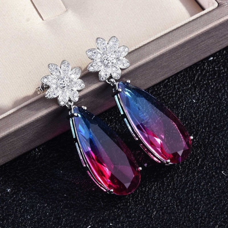 Versatile Personality Ins Silver Pin Earrings