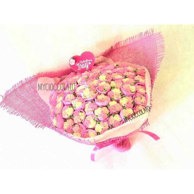 

Buket bunga valentine coklat bunga spesial kado istimewa hadiah valentine romantis kualitas impor