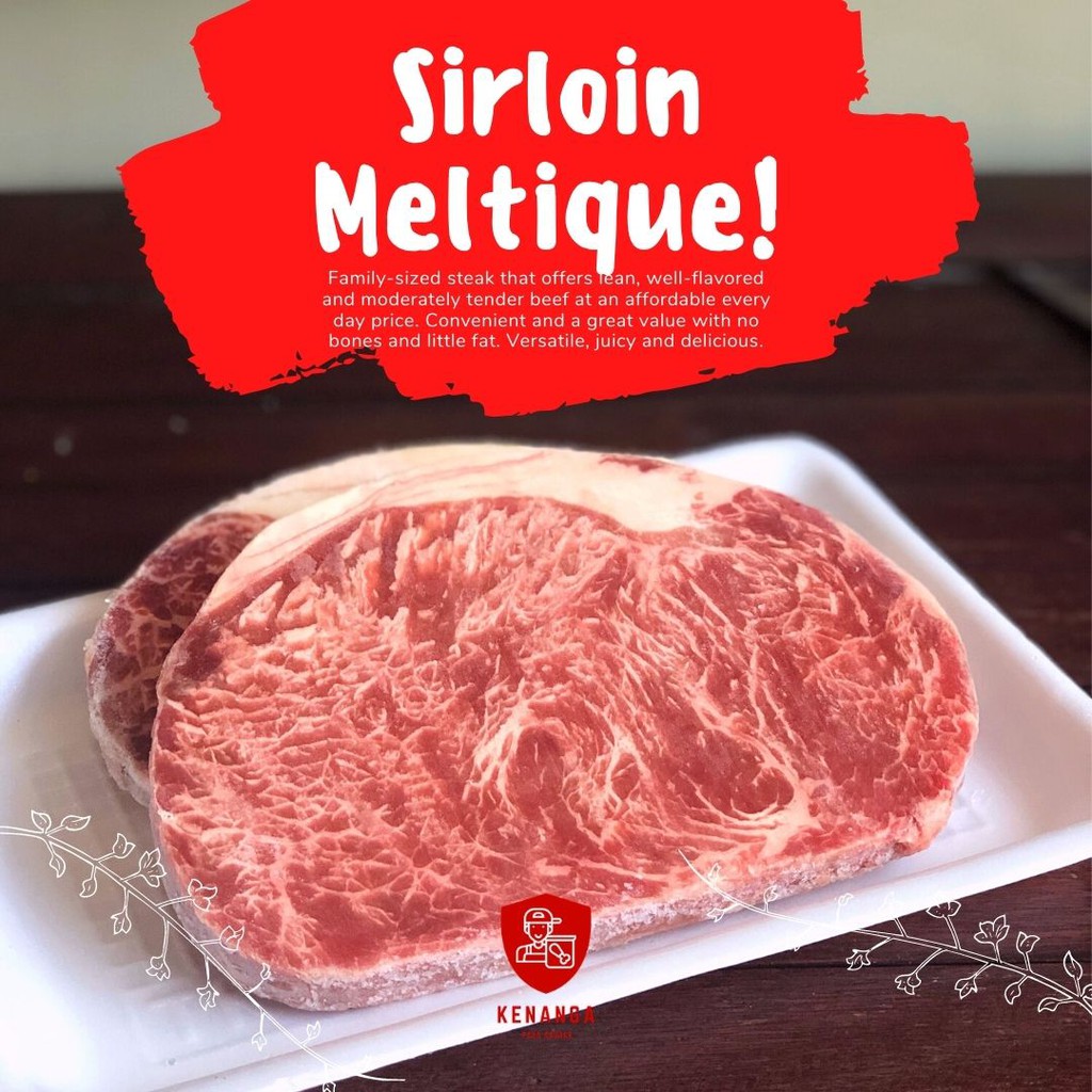

Sirloin Steak Meltique Prime Cut Wagyu Daging sapi meltik Premium AUS Halal Berkualitas