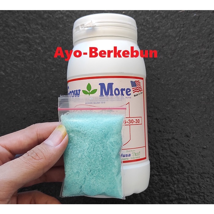 Repacking Pupuk Growmore 6 30 30 - 20 gram / pupuk NPK growmore 6 30 30 / grow more 6-30-30 / Pupuk 