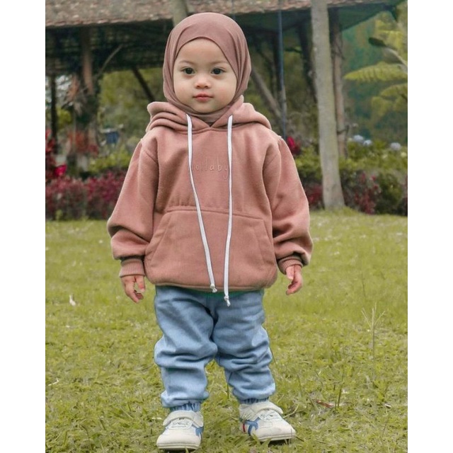 Hoodie Polos Anak Sweater Polos Anak Usia 1-10 Tahun | Hoodie Anak Polos Unisex Perempuan &amp; Laki Laki Bahan Adem dan Tebal