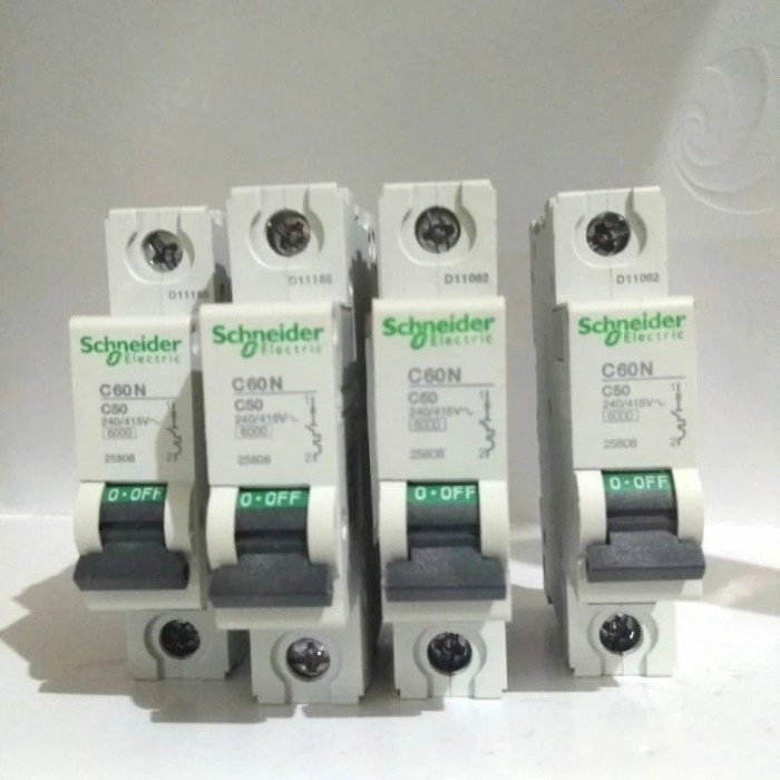 Mcb 1 Phase C60 Schneider 50A