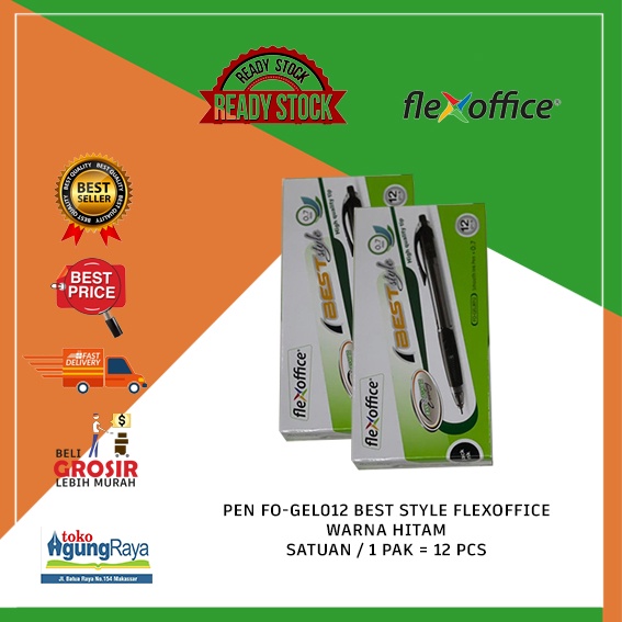 

PEN FO-GELB012 BEST STYLE 0.7 MM MERK FLEXOFFICE