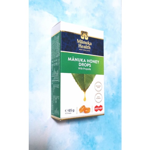 

HOT SALE! Manuka Health MGO400 + Manuka Honey Drops with Propolis 15 permen madu manuka ASLI NEW ZEALAND