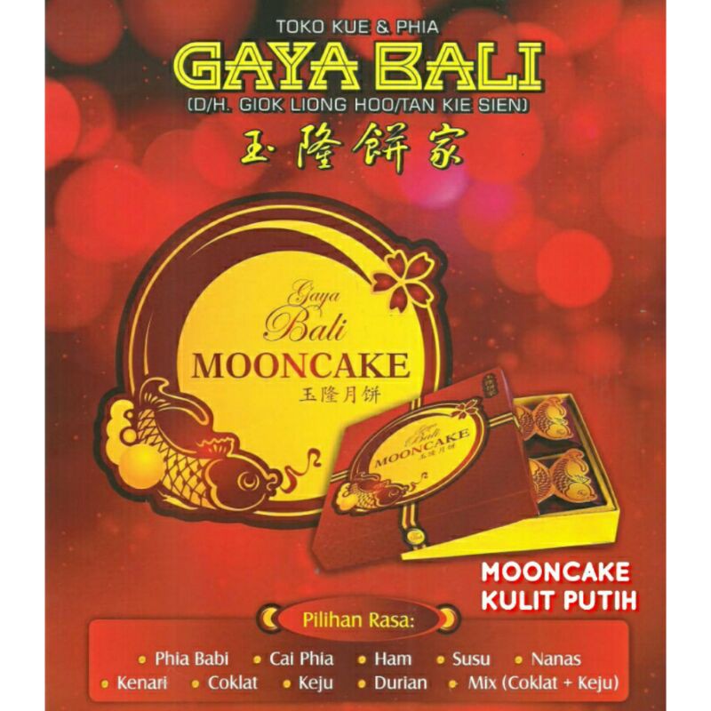 Mooncake Tong Ju Pia Gaya Bali