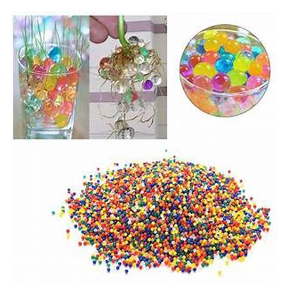 Jelly ball waterbeads orbezz mainan anak bola jelly tanaman air