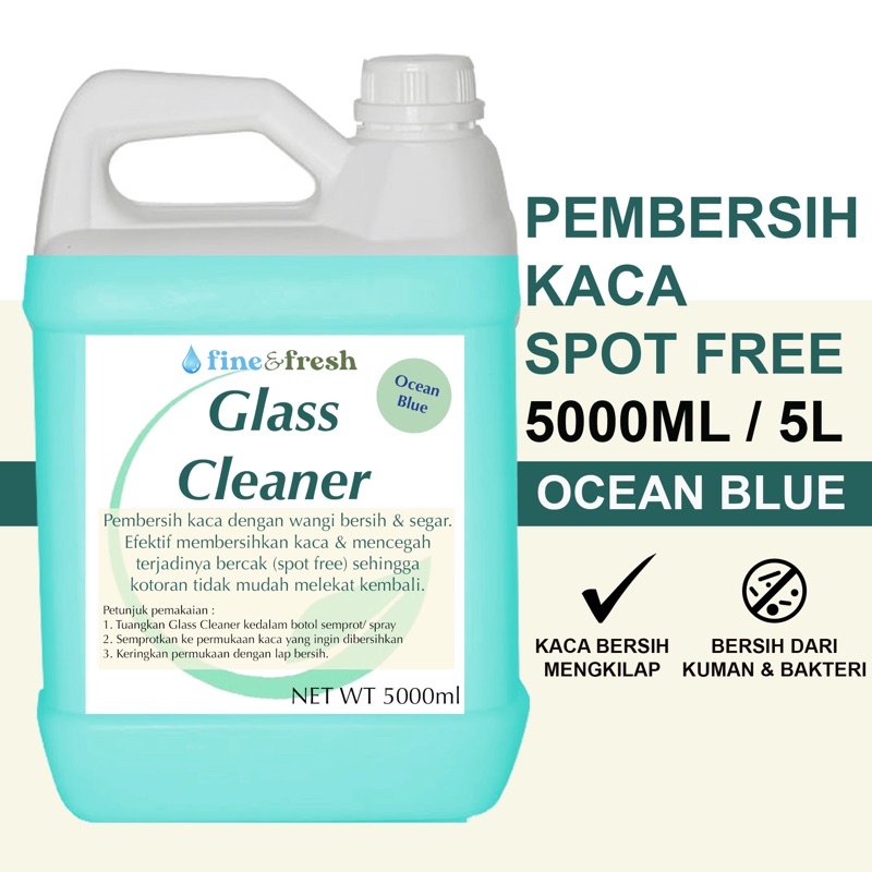 Jual Pembersih Kaca Glass Cleaner Kemasan Jerigen 5liter Shopee