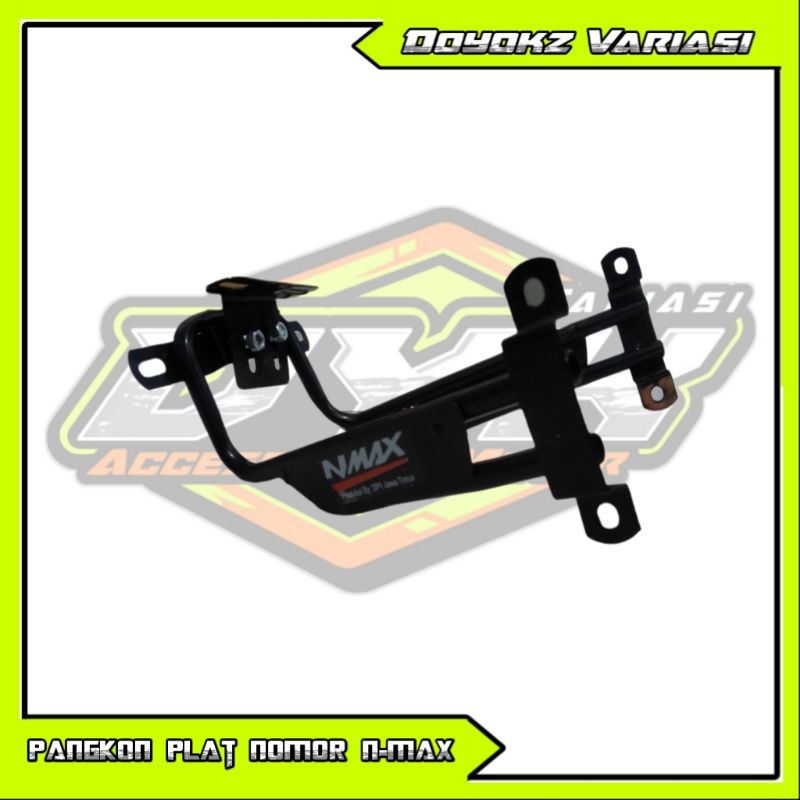 Breket plat nomer N-Max new N-Max Old Pangkon plat nomer Pangkon lampu sorot Nmax DUDUKAN PLAT  BESI