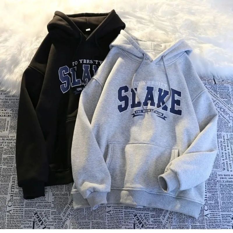 SLAKE L-XL sweater hoodie pria &amp; wanita