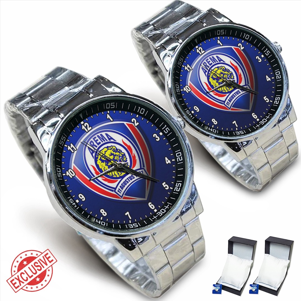 Jam Tangan Rantai Couple AREMA 11 AGUSTUS 1987 - 1 (Awesome)