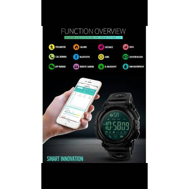 Skmei smartwatch  dg1303 1303 bluetooth waterproof jam tangan sport pedometer