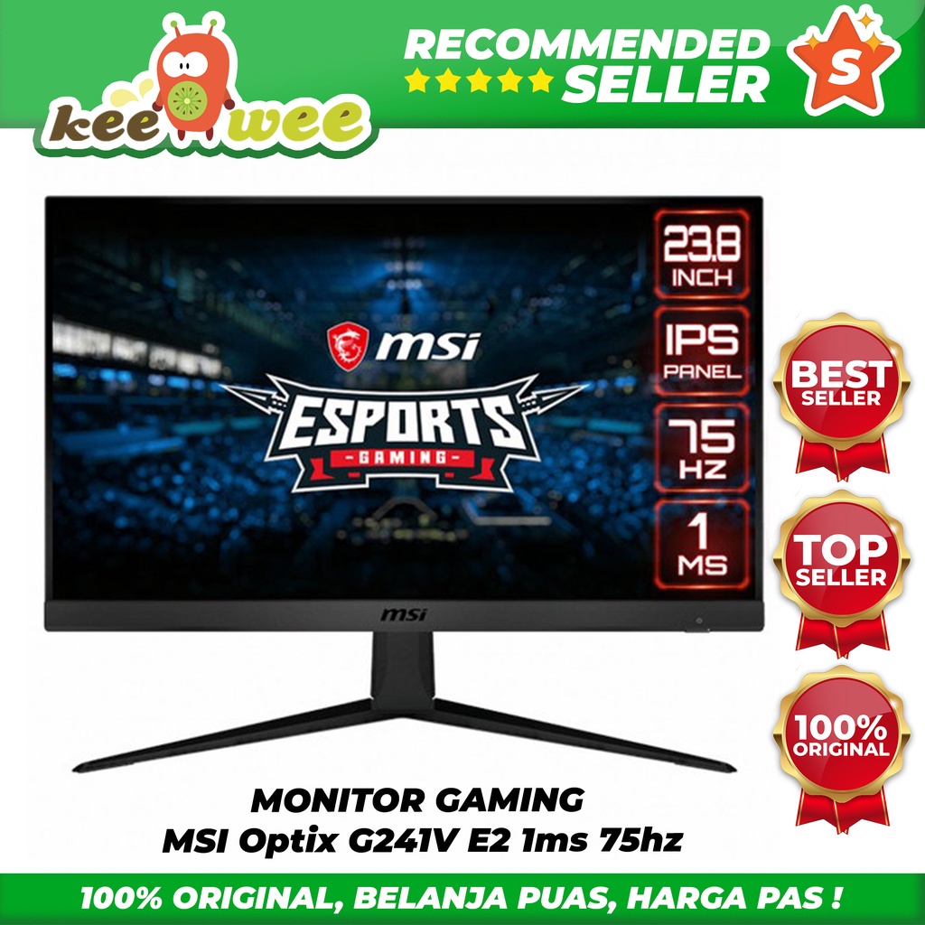MONITOR GAMING MSI Optix G241V E2 1ms 75hz