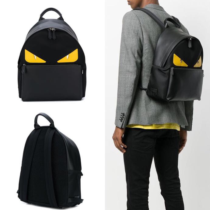 Pengiriman Cepat Fendi monster backpack size Size 40cm x 33cm x 16cm DISKON