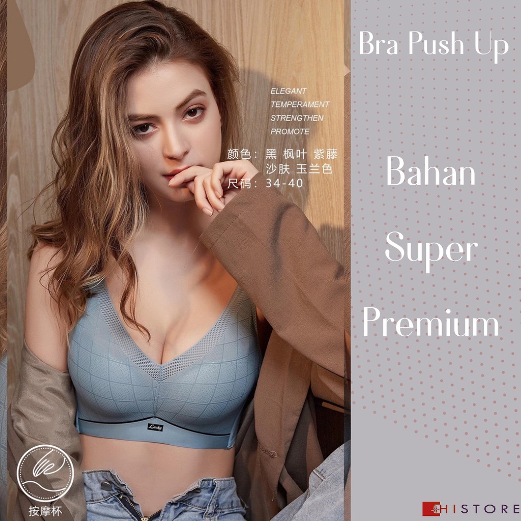 [HI] Bra Push Up Cup 3/4B Pakaian Dalam Wanita BH Sexy Bahan Super Premium 822