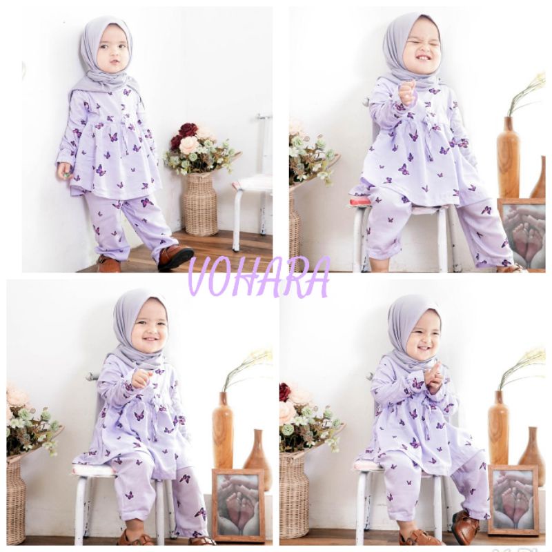 PILIH MOTIF Setelan Anak Perempuan ALMEERA 1-4 tahun  Setelan Anak Rayon Premium Beuzee