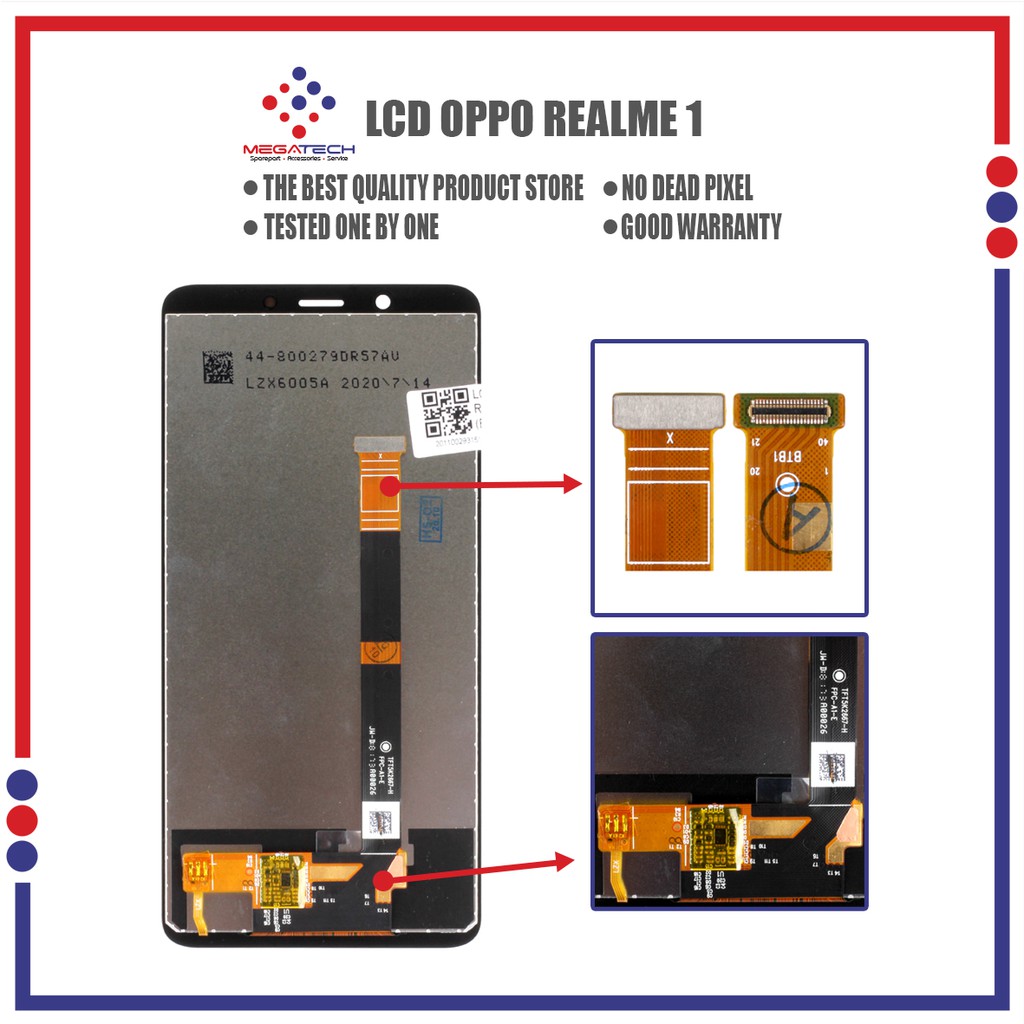 LCD Realme 1 / Oppo F7 Youth Fullset Touchscreen