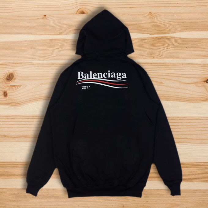 balenciaga hoodie 2017 black