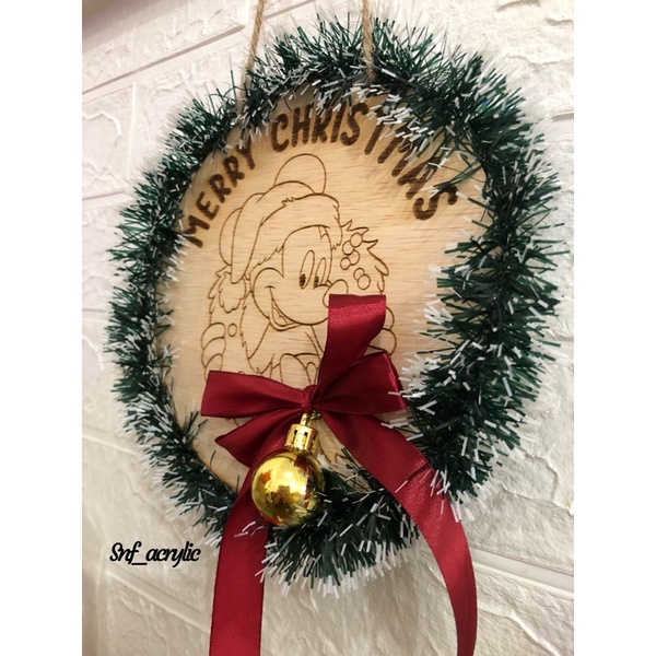 Gantungan Pintu Natal / Gantungan Natal / Door sign Christmas / Christmas door hanger / Dekorasi Natal / Gantungan Merry christmas / Doorsign Christmas / Pernak-Pernik Natal / Hiasan natal / Karangan Natal