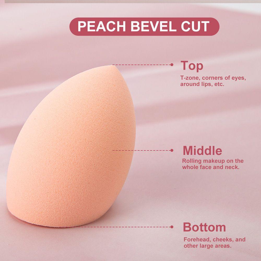 Preva 3PCS Spons Beauty Blender Bentuk Buah Peach