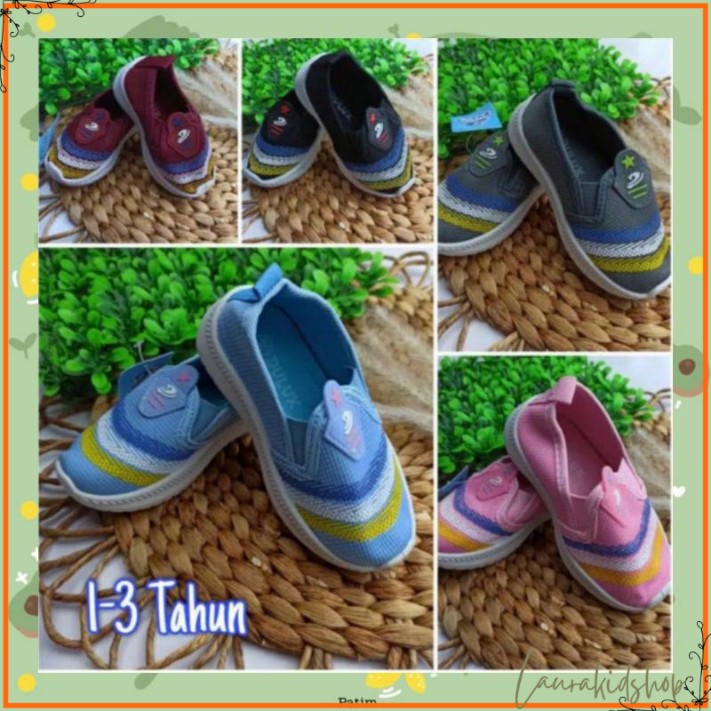 Sepatu Sneakers Anak Perempuan Laki Laki 1-3 Tahun