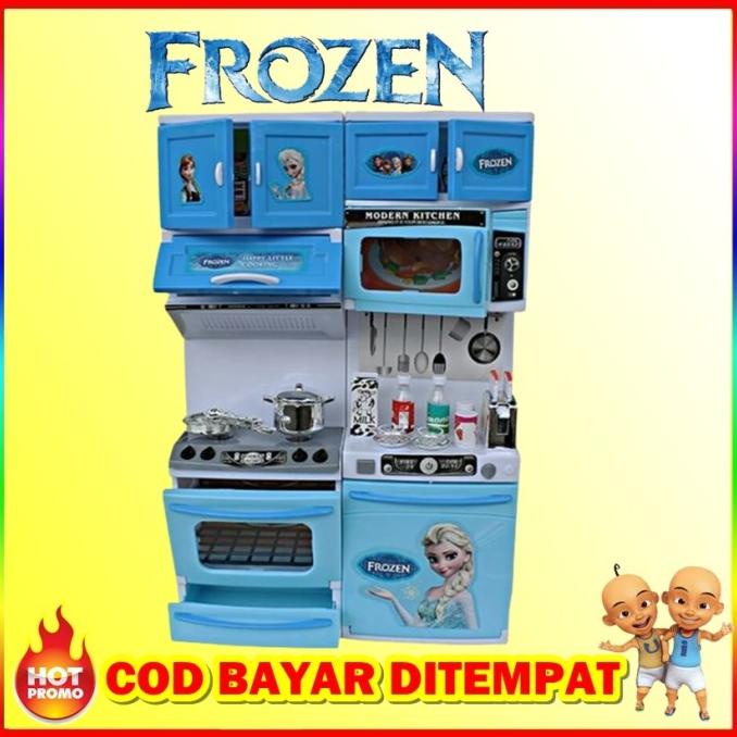 MY MODERN KITCHEN SET FROZEN BESAR - MAINAN ANAK MASAK-MASAKAN