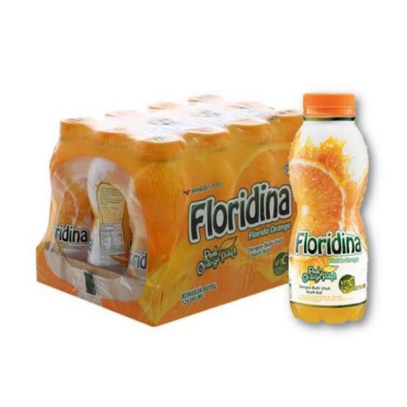 

FLORIDINA Orange Minuman Siap Minum Botol 350ML x 12 Pcs