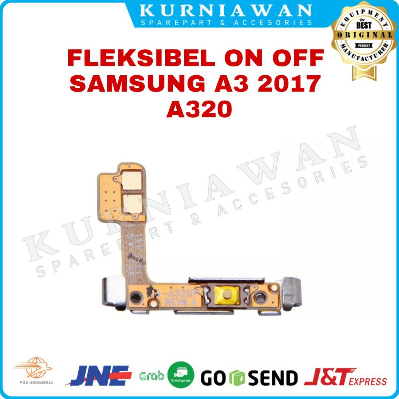 Flexible On Off Samsung A3 2017 A320 Fleksibel Tombol Power