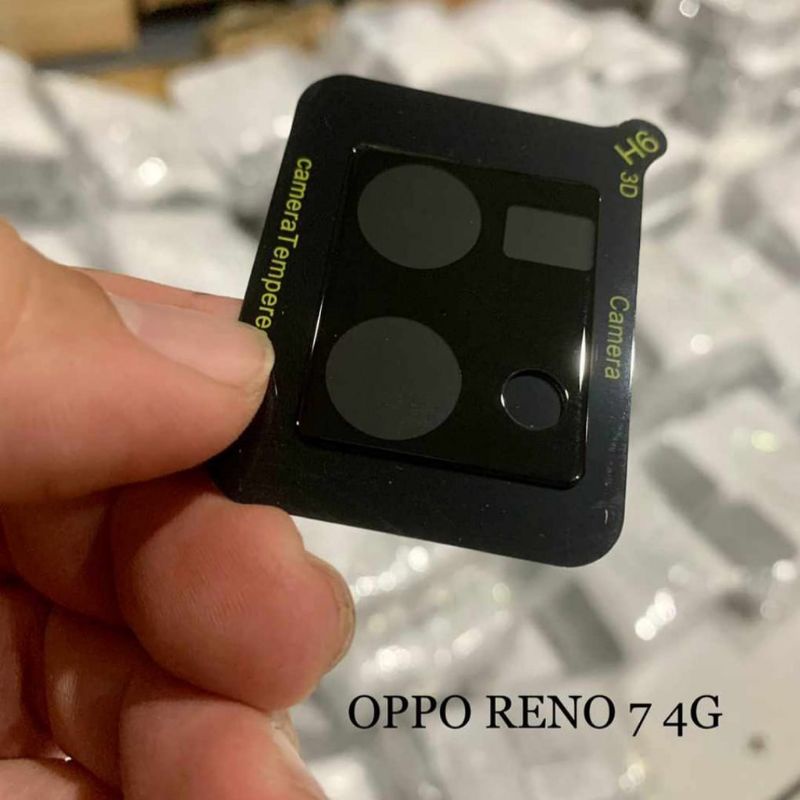 Reno 7 4G Reno 7 5G Reno 7 Z 5G Anti Gores Camera Full Frame Black Screen Guard Protector Kamera Belakang Temper Glass Full Reno7