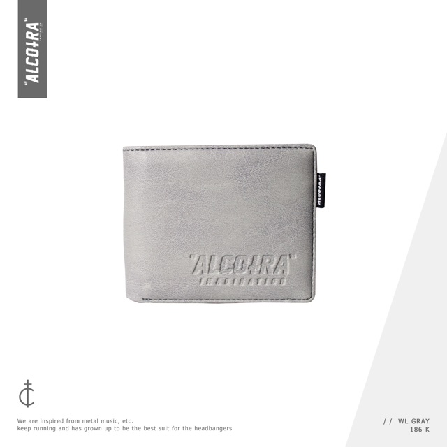 WL GRAY // DOMPET ABU