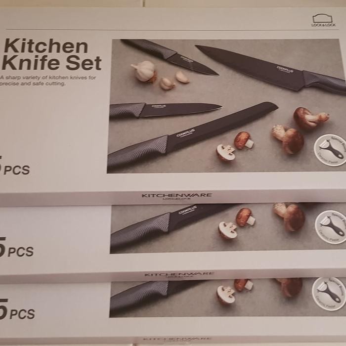 kitchen knife set lock & lock