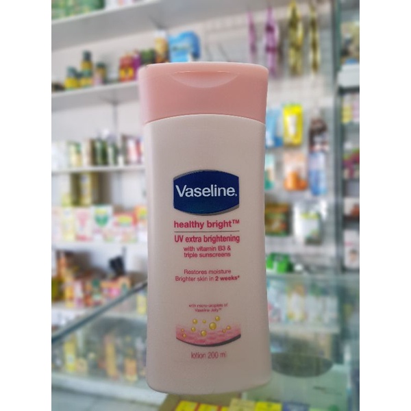 Vaseline Healthy Bright Lotion 200 ml UV Extra Brightening / Lotion