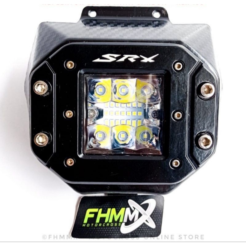 lampu depan klx bf model led 6 mata super terang pnp tinggal masang headlamp klx bf supermoto