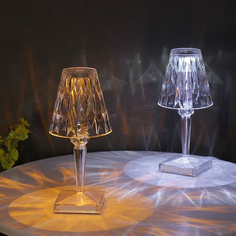 Diamond Lamp / Lampu Meja Minimalis / Lampu Tidur Meja  / Diamond Lamp